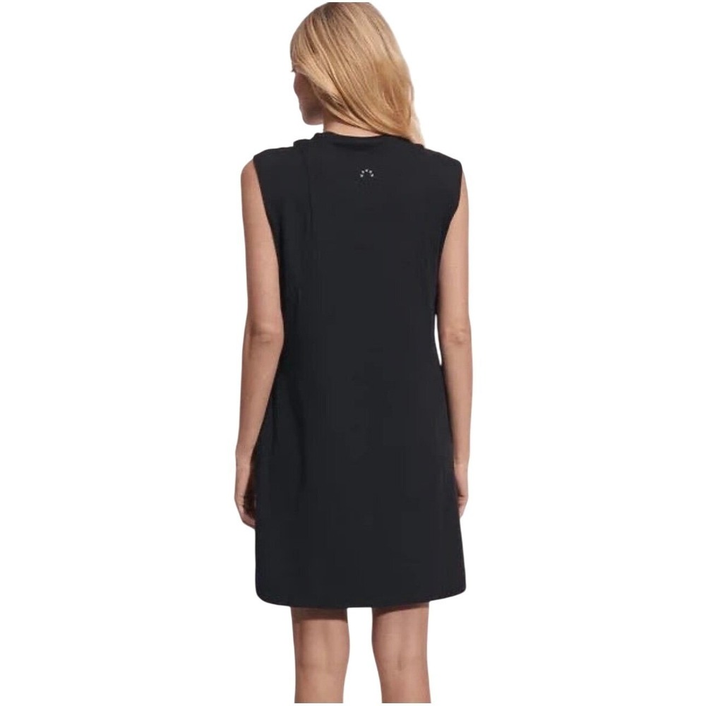 Varley Womens Size S Naples Oversized Mini Dress Black Athleisure Comfort Casual - Picture 3 of 7